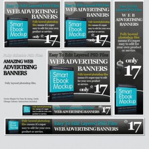 24 effective web advertising banners - black