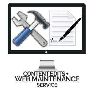 Content Edits plus Website Mainenance Service