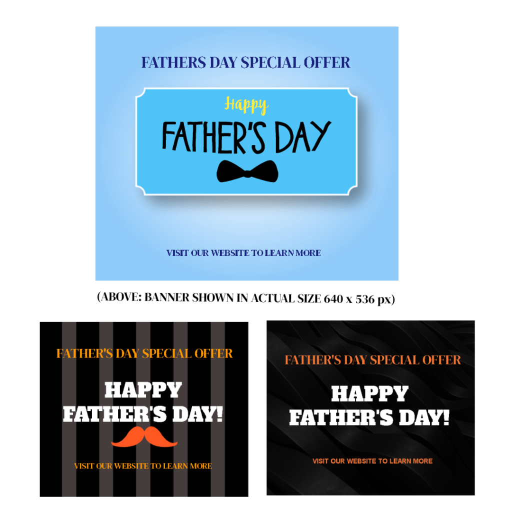 Free Fathers Day Banners - image 1